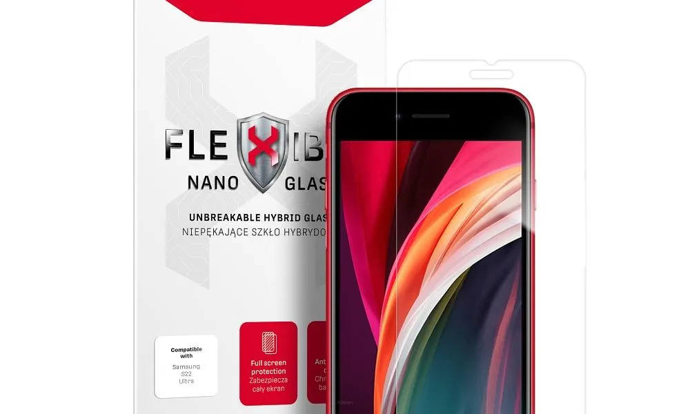Forcell Flexible Nano Glass - szkło hybrydowe do iPhone 7/8/SE 2020/21