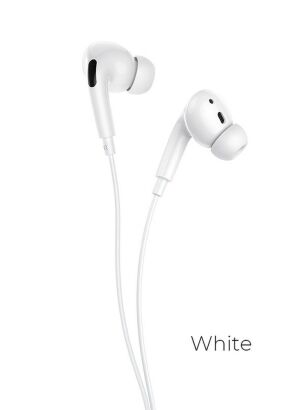 HOCO zestaw słuchawkowy / słuchawki Type C M1 Pro białe