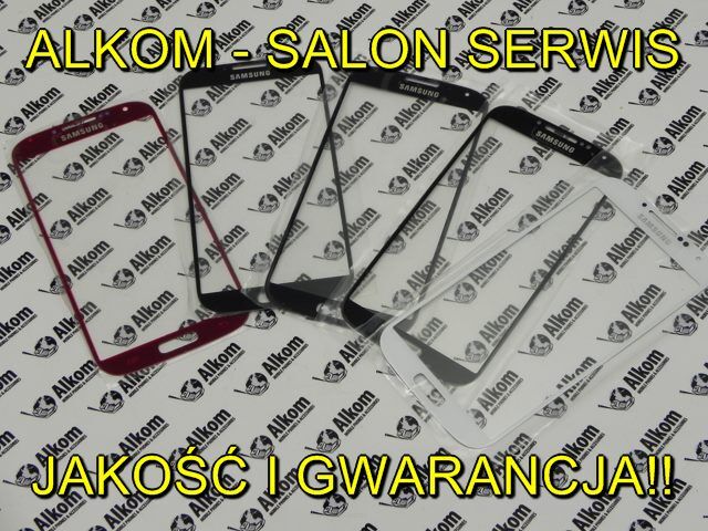 SAMSUNG S4 I9505 SZYBKA SZKŁO GLASS CZERWONY / RED