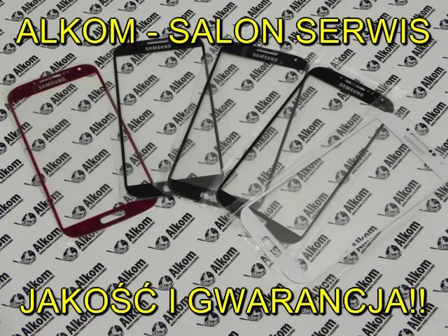 SAMSUNG S4 I9505 SZYBKA SZKŁO GLASS CZERWONY / RED