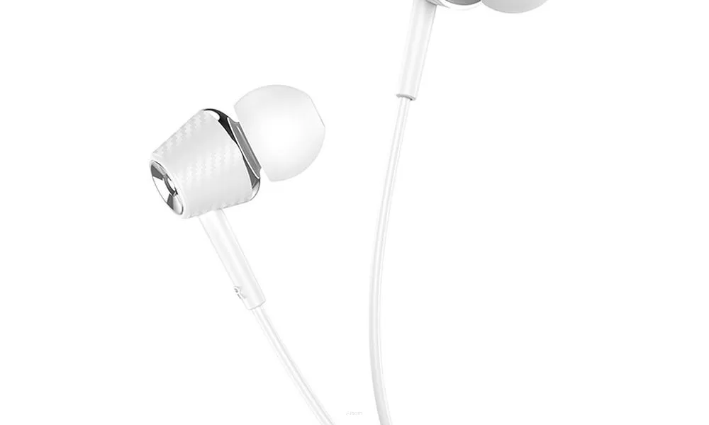 HOCO zestaw słuchawkowy / słuchawki dokanałowe Graceful M70 white