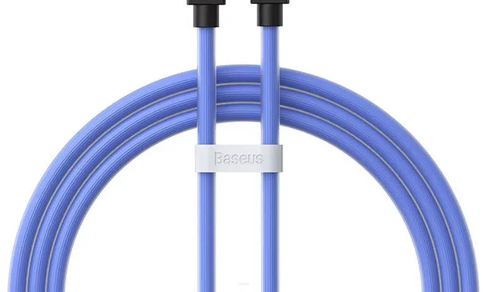 BASEUS kabel Typ C do Apple Lightning 8-pin CoolPlay Fast Charging 20W 1m niebieski CAKW000003