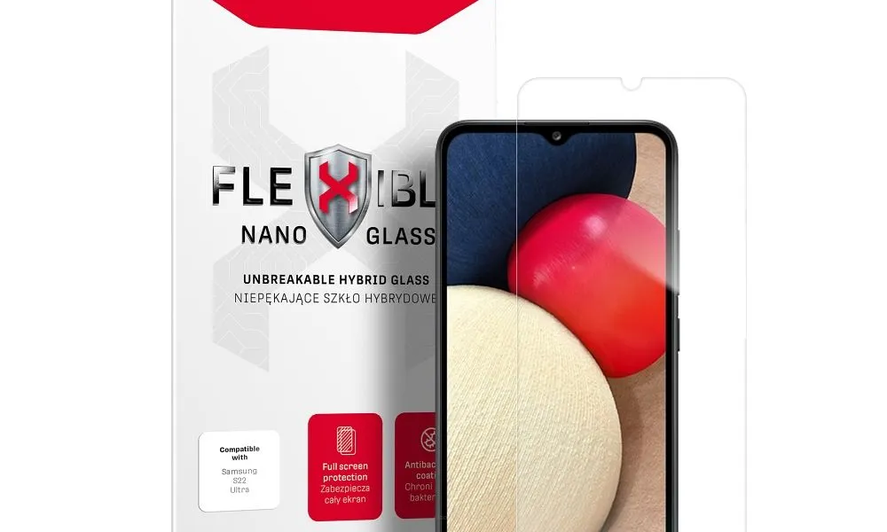 Forcell Flexible Nano Glass - szkło hybrydowe do Samsung Galaxy A02s