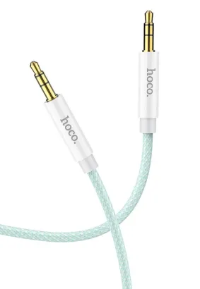 HOCO kabel AUX Audio Jack 3,5mm na Jack 3,5mm UPA19 2m zielony