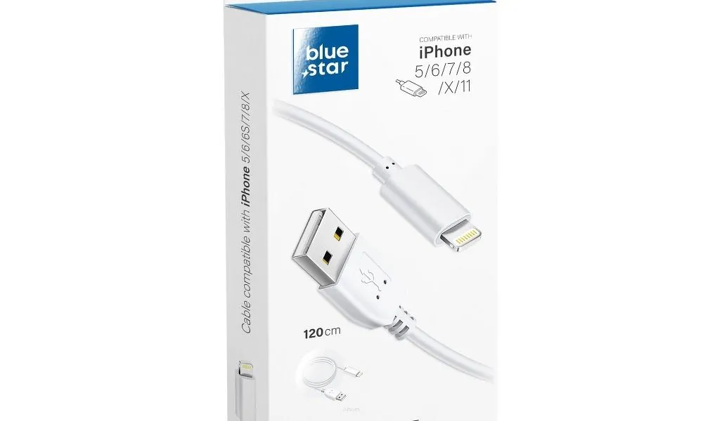 Kabel USB Blue Star Lite do iPhone Lightning 5/6/7/8/X