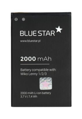 Bateria do Wiko Lenny1/2/3 2000 mAh Li-Ion Blue Star