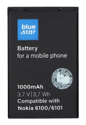 Bateria do Nokia 6101/6100/6300 1000 mAh Li-Ion Blue Star PREMIUM
