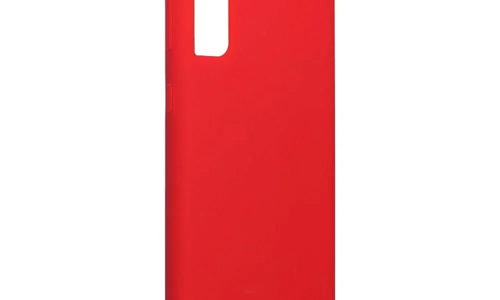 Futerał SILICONE PREMIUM do SAMSUNG Galaxy S21 Plus czerwony (1)