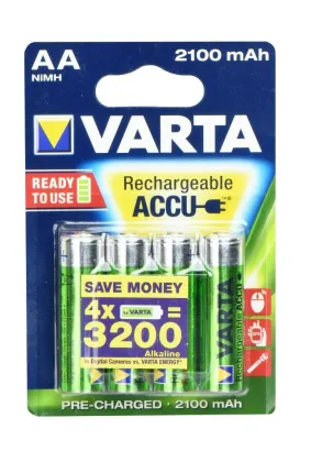 Bateria akumulatorowa VARTA R6 2100 mAh (AA) 4 szt.