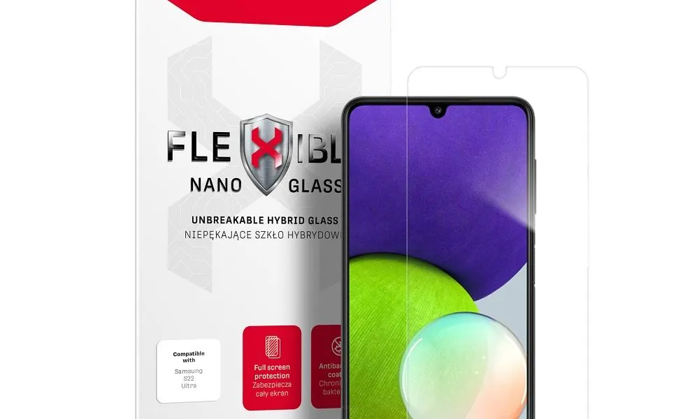Forcell Flexible Nano Glass - szkło hybrydowe do Samsung Galaxy A22 5G