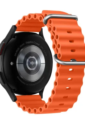 FORCELL F-DESIGN FS01 pasek / opaska do Samsung Watch 22mm pomarańczowy