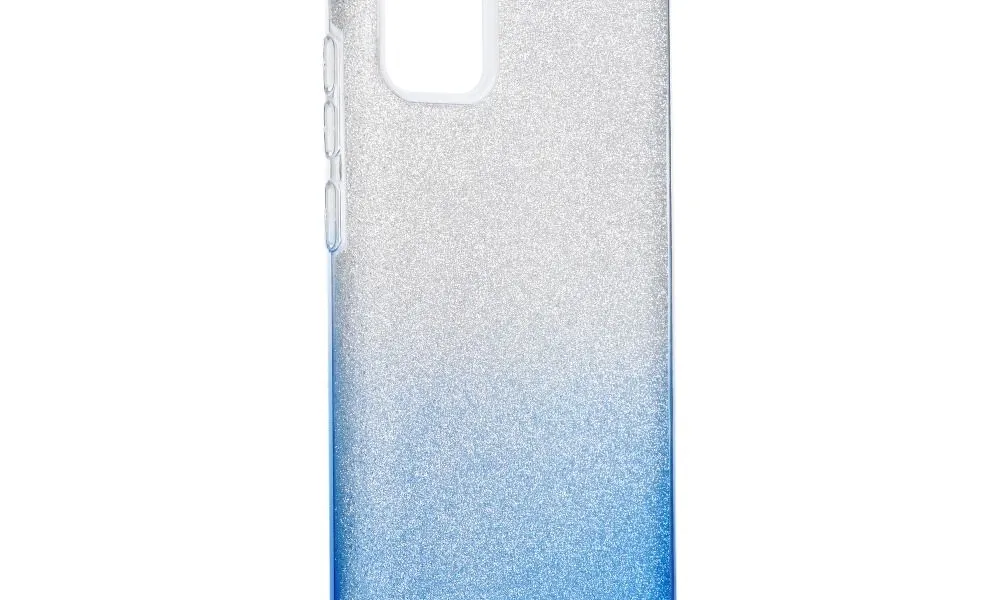 Futerał SHINING do SAMSUNG Galaxy A02S transparent/niebieski
