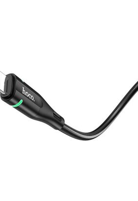 HOCO kabel USB do iPhone Lightning 8-pin  Shadow LED 2,4A U93 czarny