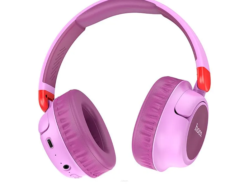 HOCO słuchawki bezprzewodowe / bluetooth nagłowe Adventure W43 fioletowe