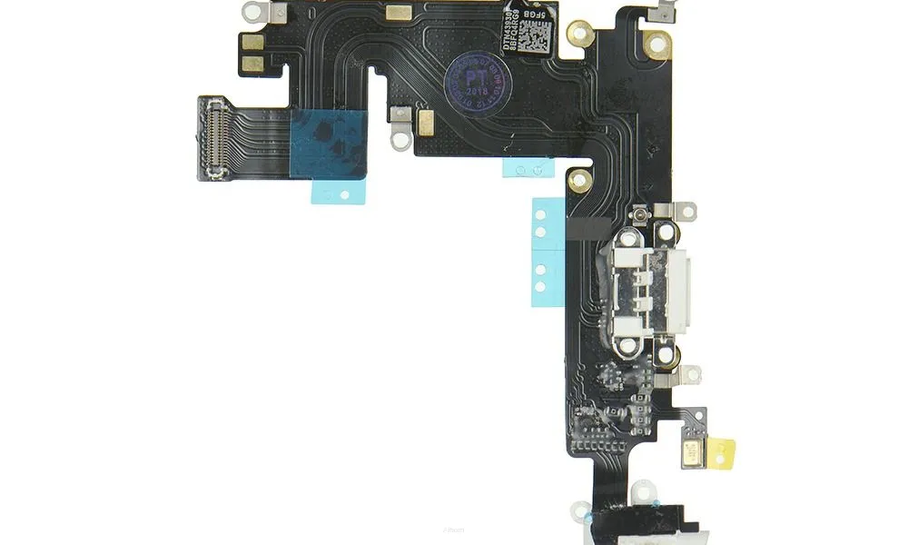 Taśma do iPhone 6 PLUS ze złączem ładowania i gniazdem HF szary