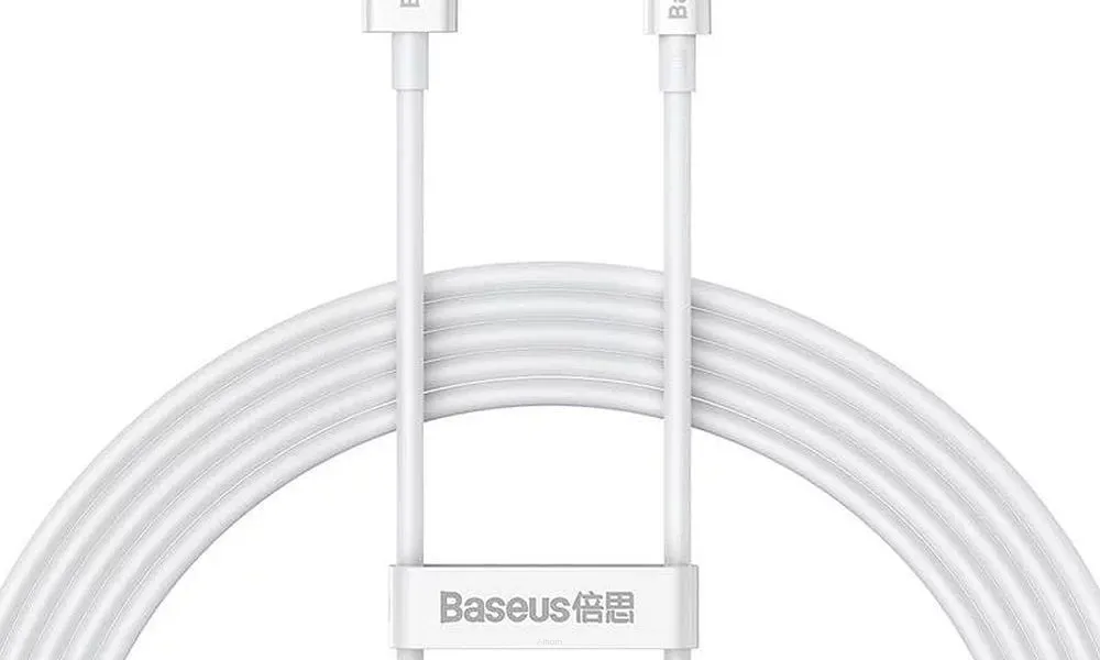 BASEUS kabel USB A do Typ C PD 100W 2m biały P10320102214-03