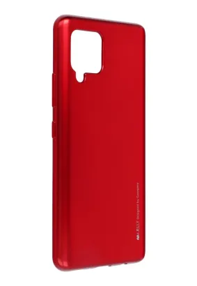 Futerał i-Jelly Mercury do Samsung Galaxy A42 5G czerwony