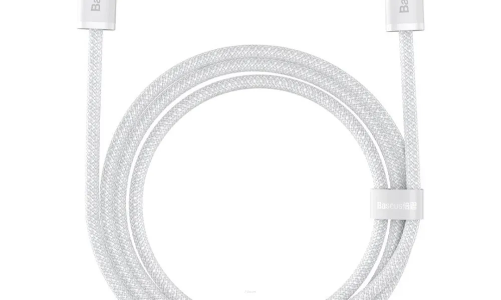 BASEUS kabel Typ C do Typ C PD100W Power Delivery Dynamic Series CALD000302 2m biały