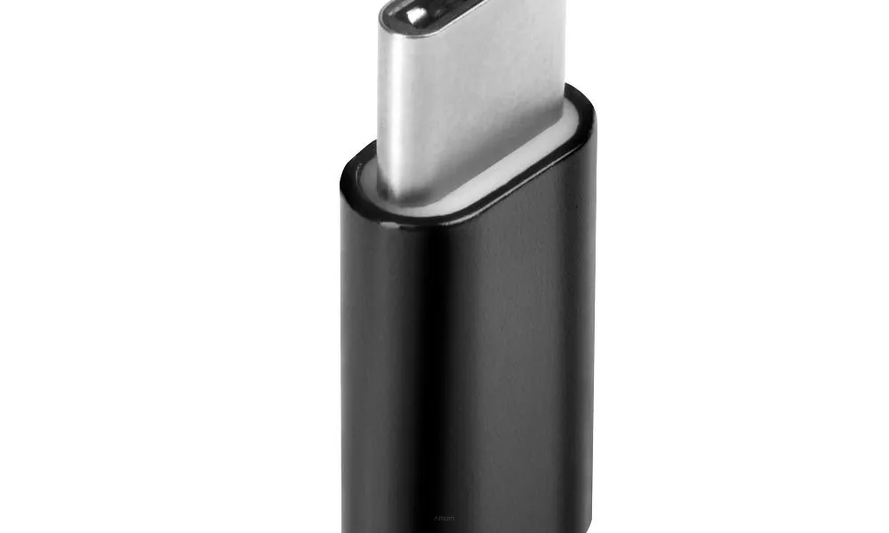 Adapter ładowarki Micro USB do Typ C [PA30] czarny
