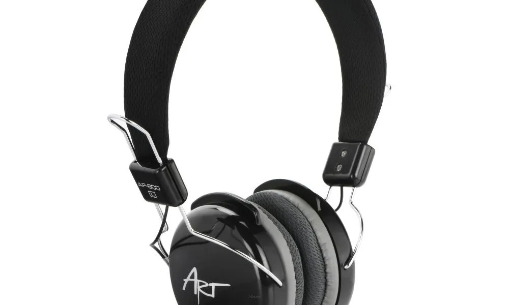 Słuchawki nagłowne multimedialne z mikrofonem ART AP-60MD czarne