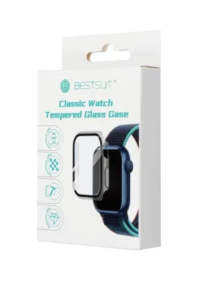 Futerał ochronny ze szkłem Bestsuit Flexible do Apple Watch series 7/8/9-41mm - transparentny