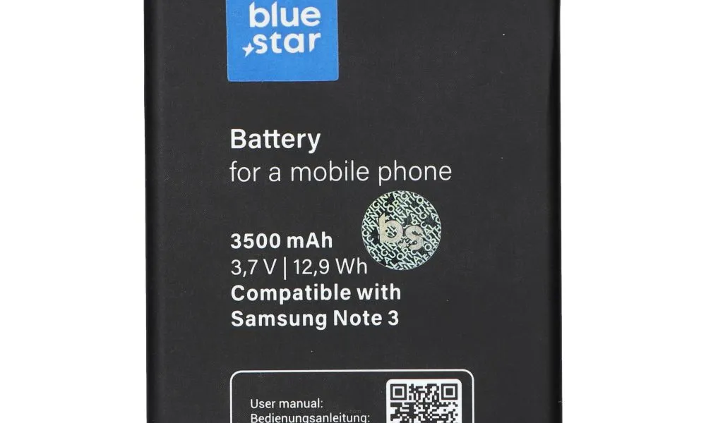 Bateria do Samsung N9000 Galaxy Note 3 3500 mAh Li-Ion Blue Star PREMIUM