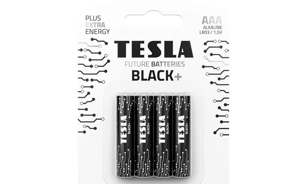 TESLA Bateria Alkaliczna AAA BLACK+[4x120]