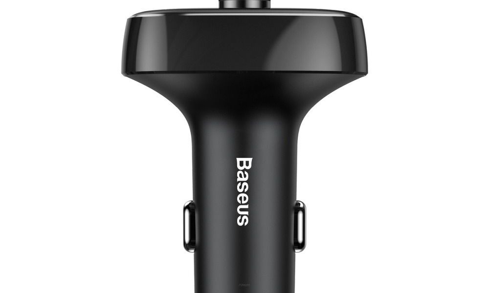 BASEUS Transmiter FM Bluetooth z ładowarką samochodową MP3 TF microSD 2x USB 3,4A CCALL-TM01 / S05