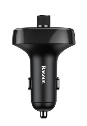 BASEUS Transmiter FM Bluetooth z ładowarką samochodową MP3 TF microSD 2x USB 3,4A CCALL-TM01 / S05