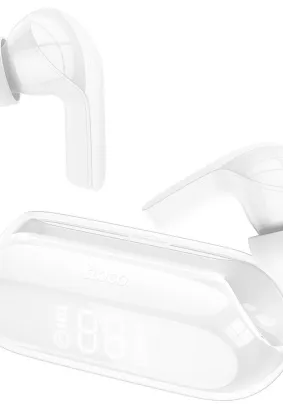 HOCO słuchawki bezprzewodowe / bluetooth stereo TWS Bright true ENC EW39 białe