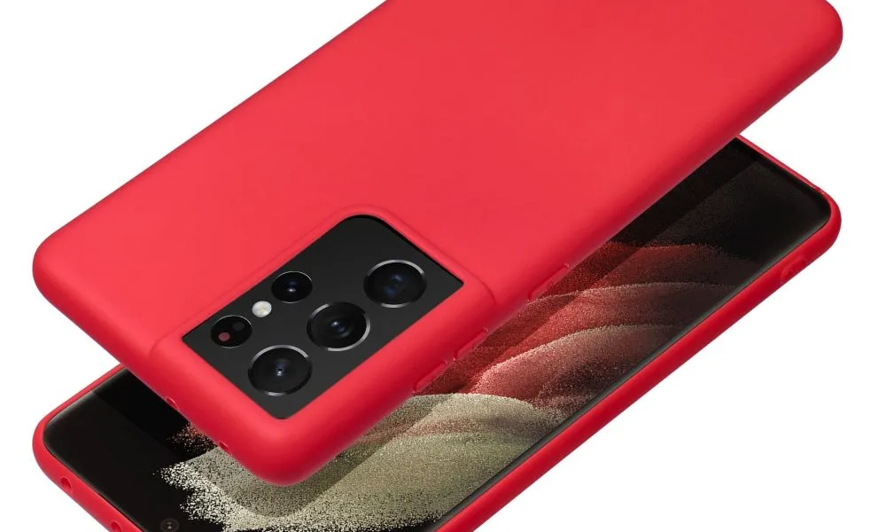 Futerał SOFT do SAMSUNG Galaxy A55 5G czerwony