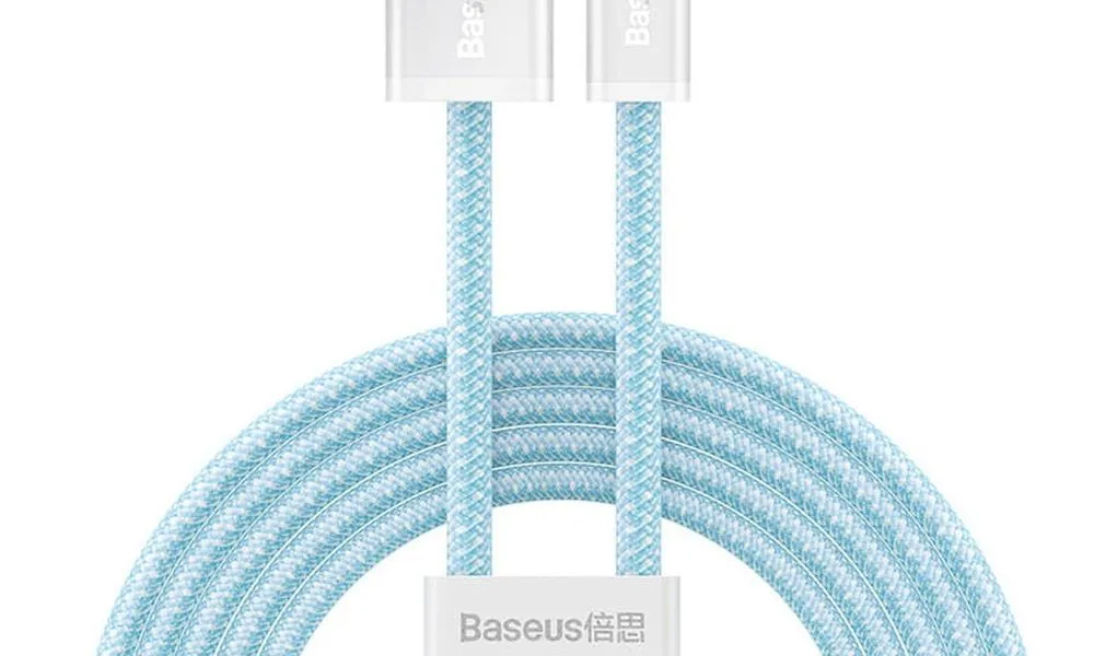 BASEUS kabel USB do Apple Lightning 8-pin 2,4A Dynamic Series CALD000503 2m niebieski