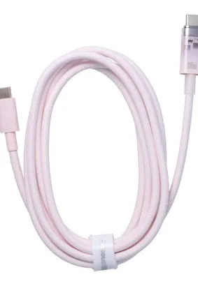 BASEUS kabel Typ C do Typ C Explorer Power Delivery 100W 2m różowy P10319703411-01 / CB000043