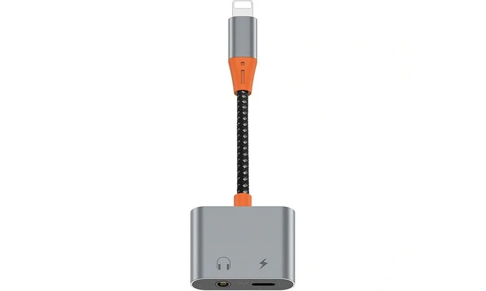 WiWU - Audio adapter LT07 Lightning do Lightning + 3.5mm