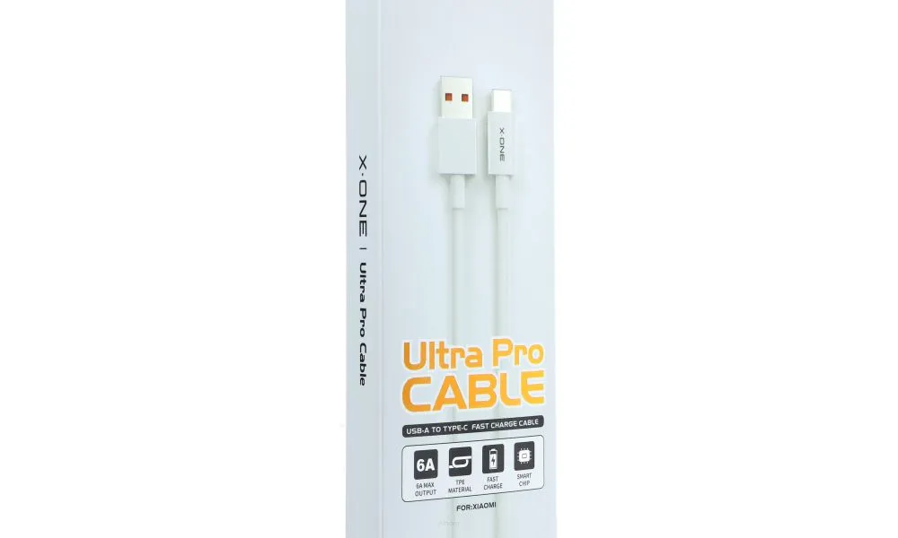 Kabel USB X-ONE Ultra Pro XIAOMI USB C 120W 6A (oryginalny chip)