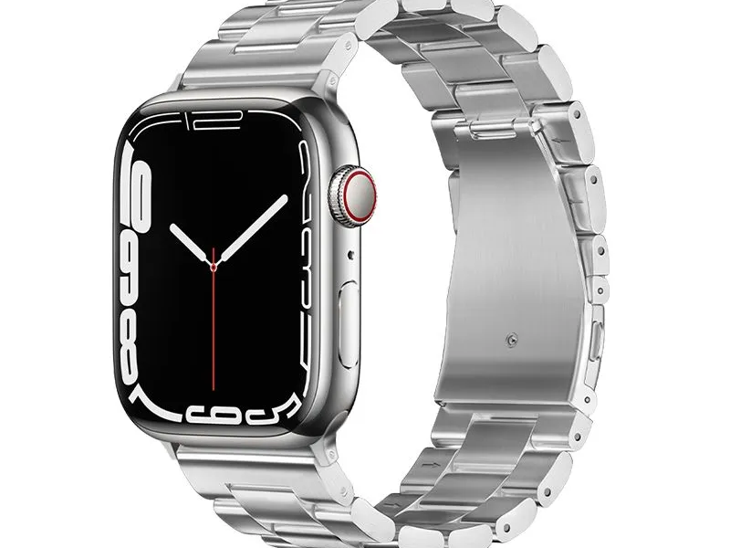 FORCELL F-DESIGN FA10 pasek / opaska do Apple Watch 42/44/45/49mm srebrny