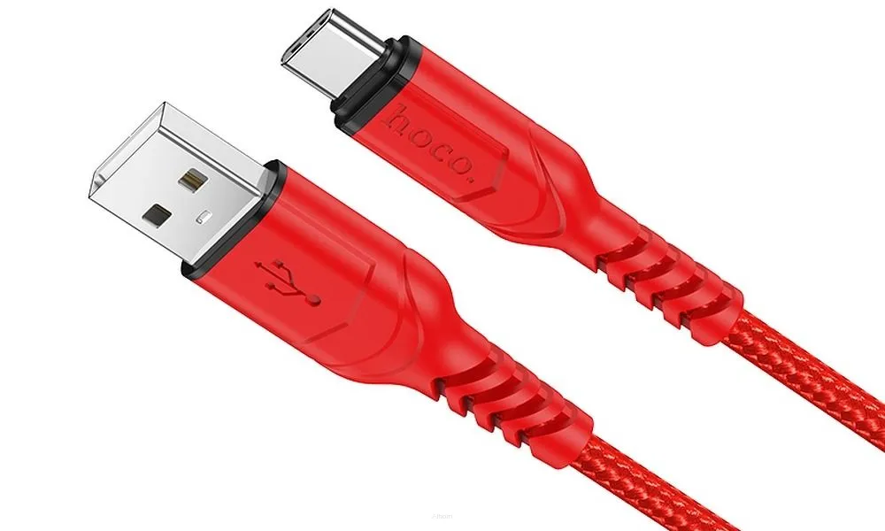 HOCO kabel USB do Typ C 3A VICTORY X59 1 m czerwony
