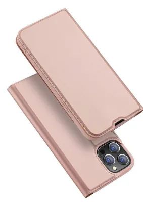 DUX DUCIS Skin Pro - futerał z klapką do Apple iPhone 13 Pro różowy