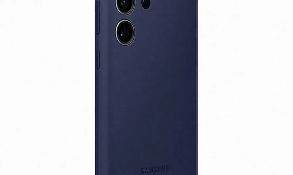 Oryginalny Futerał Silicone Case EF-PS918TNEGWW Samsung Galaxy S23 Ultra niebieski blister