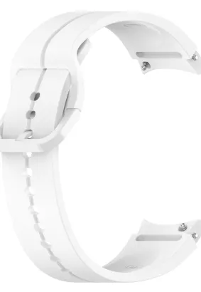Pasek / opaska do smartwatcha SAMSUNG WATCH 4 / 5 biały (1)