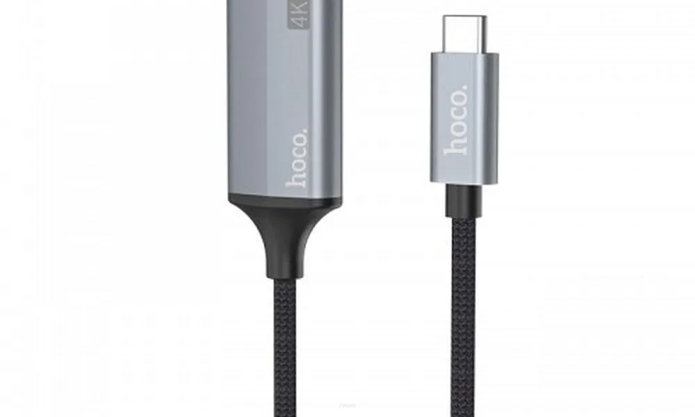 HOCO adapter HDMI do Typ C 1,8m UA13 szary