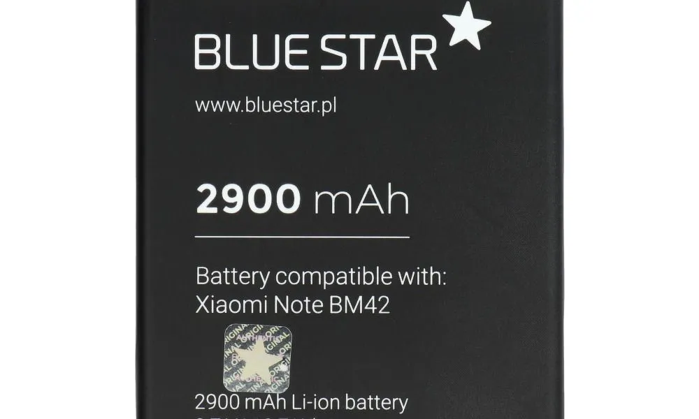 Bateria do Xiaomi Mi Note (BM42) 2900 mAh Li-Ion Blue Star