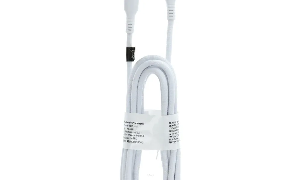 Kabel USB - Typ C 2.0 C279 2 metry biały