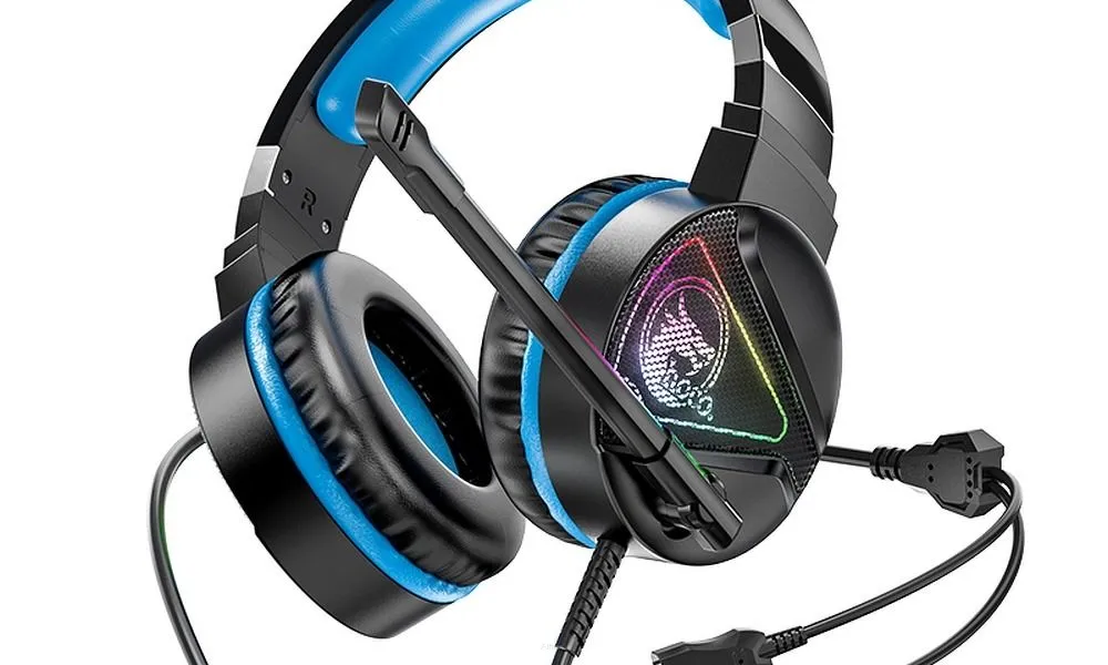 HOCO słuchawki nagłowne GAMING Drift W104 niebieski