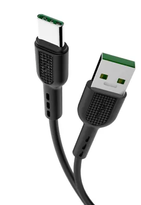 HOCO kabel USB do Typ C Surge FAST CHARGE 5A X33 czarny