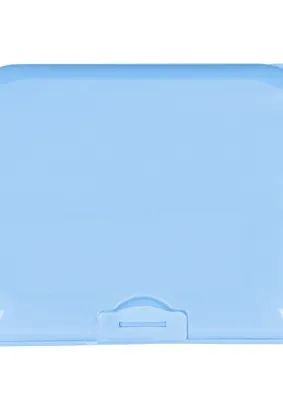 Pudełko ochronne na maskę 13X13cm - niebieskie