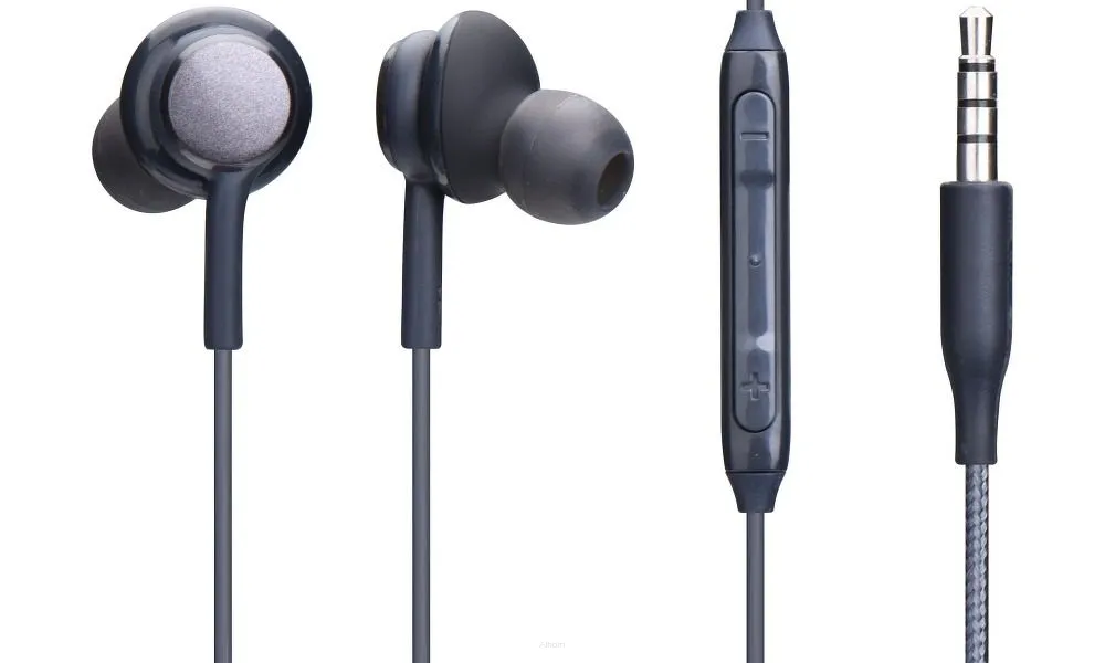 Zestaw słuchawkowy / słuchawki Stereo PERFECT czarne (Jack 3,5mm)