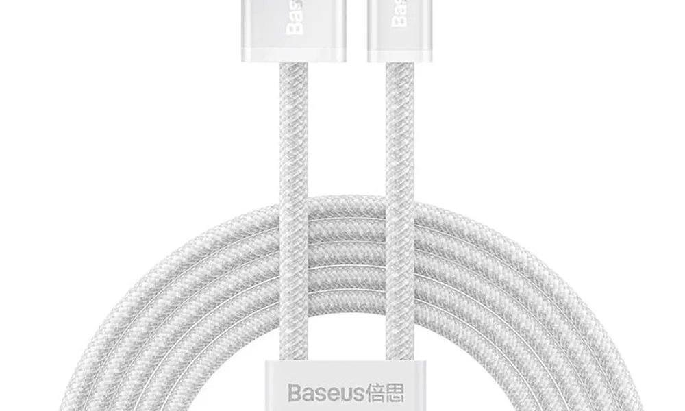 BASEUS kabel USB do Apple Lightning 8-pin 2,4A Dynamic Series CALD000502 2m biały