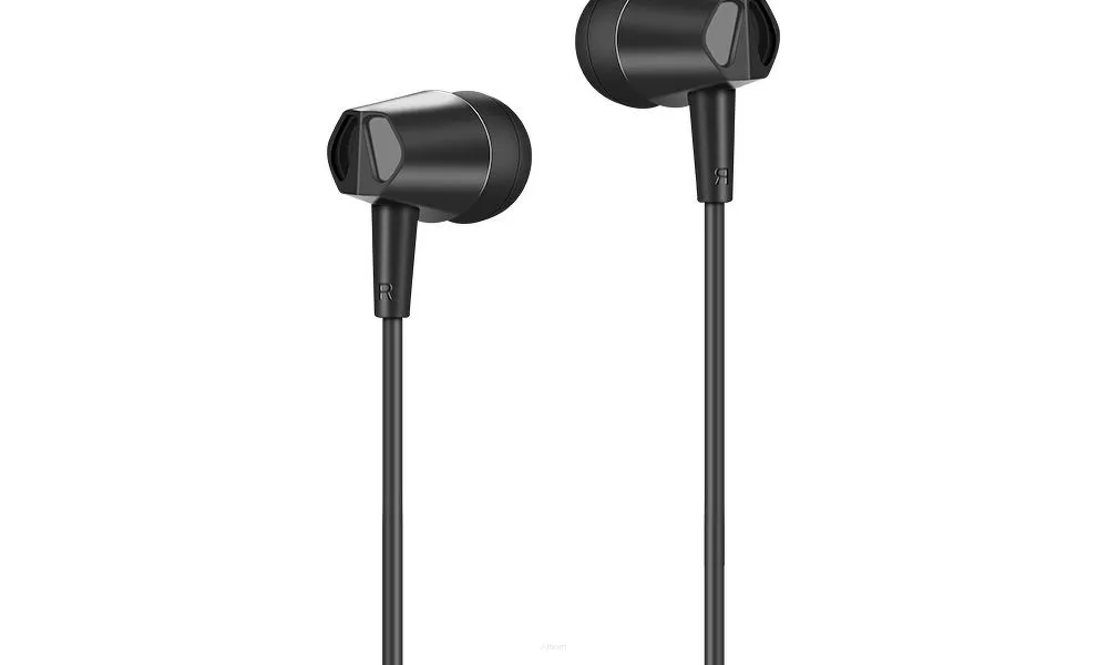 HOCO zestaw słuchawkowy / słuchawki sportowe Jack 3,5mm M34 czarne