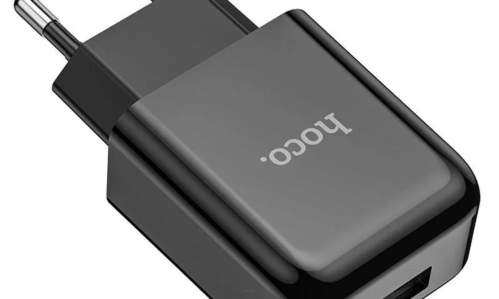 HOCO ładowarka sieciowa USB 2.1A N2 Vigour czarna